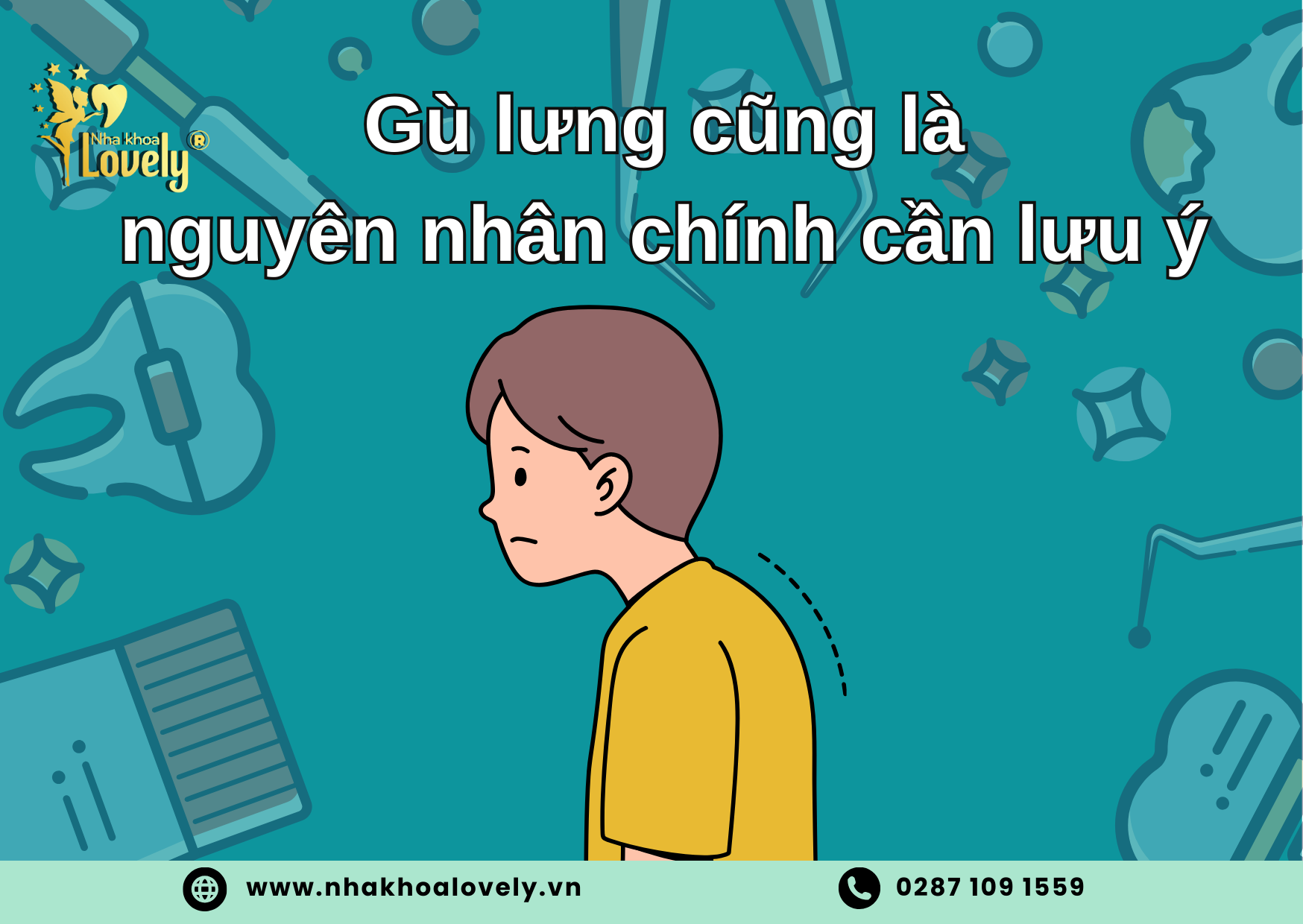 Hiện tượng này còn dẫn đến gù lưng