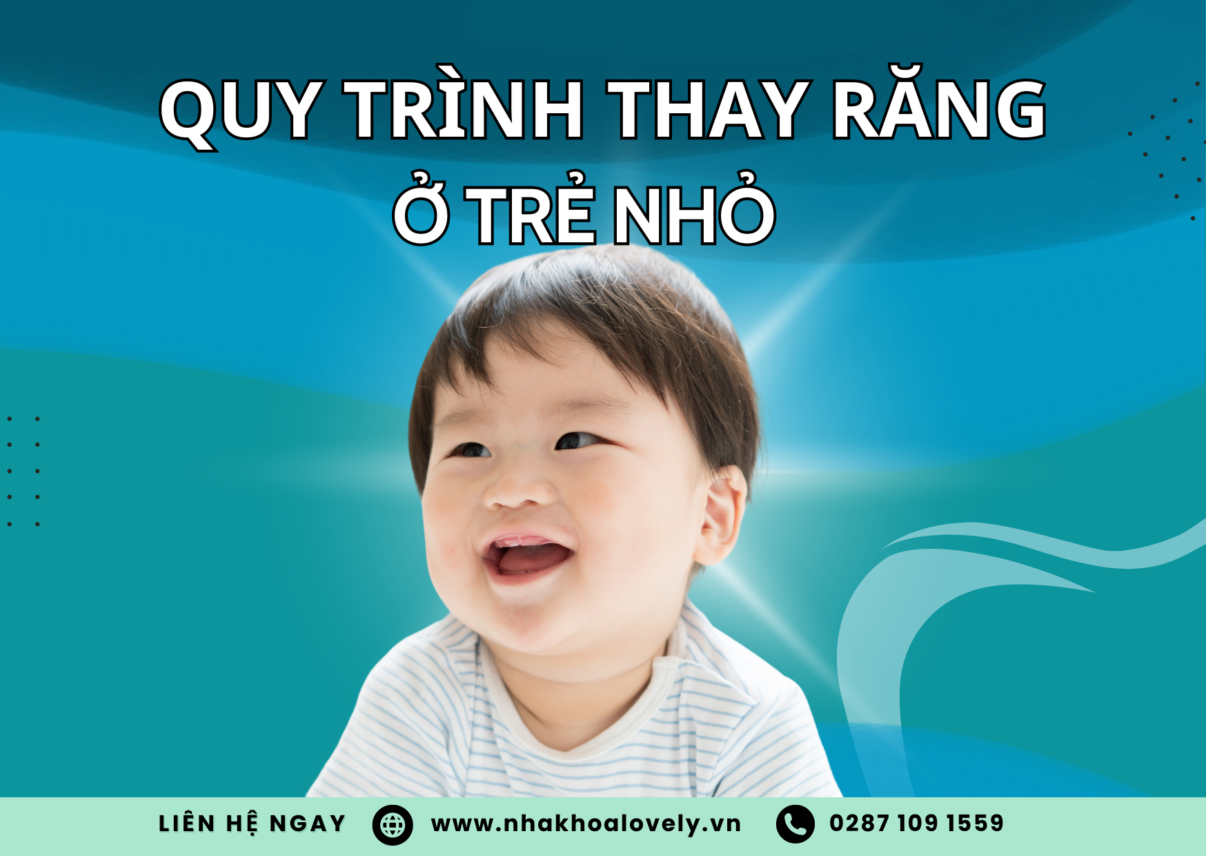 QUY TRÌNH THAY RĂNG Ở TRẺ EM