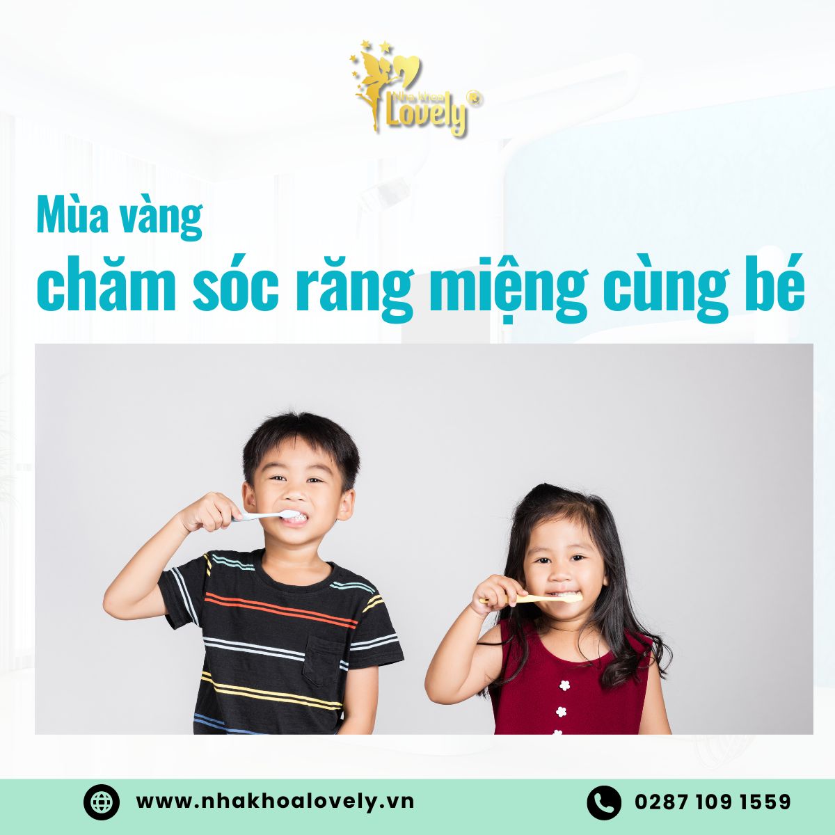 Chăm sóc răng miệng vào mùa hè cho bé